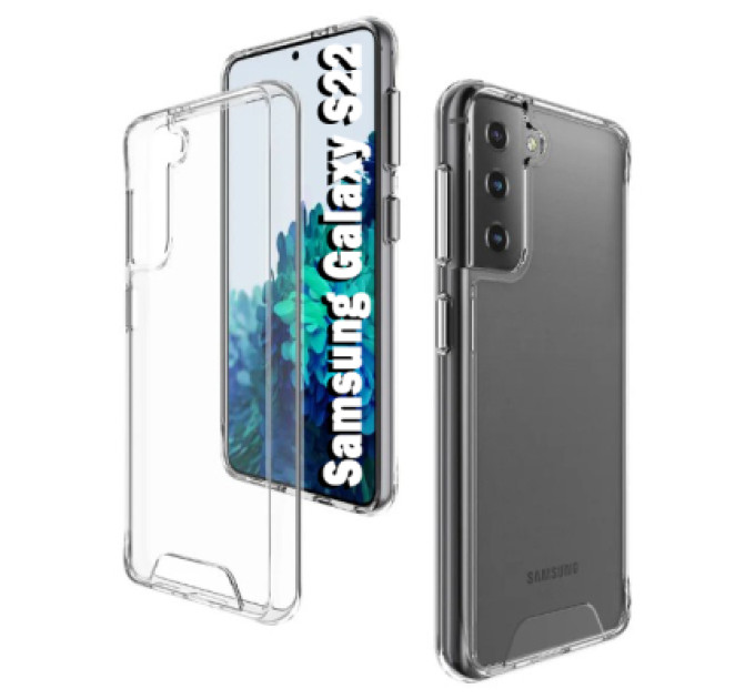 BeCover Чохол до мобільного телефона BeCover Space Case Samsung Galaxy S22 SM-S901 Transparancy (708588)