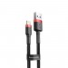 Baseus Кабель Baseus Cafule USB-Lightning, 2.4A, 1м Black (6953156274976)