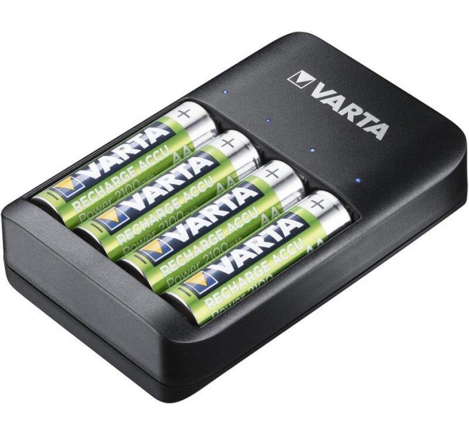 Varta Зарядний пристрiй Varta Value USB Quattro Charger+4xAA 2100mAh (57652)