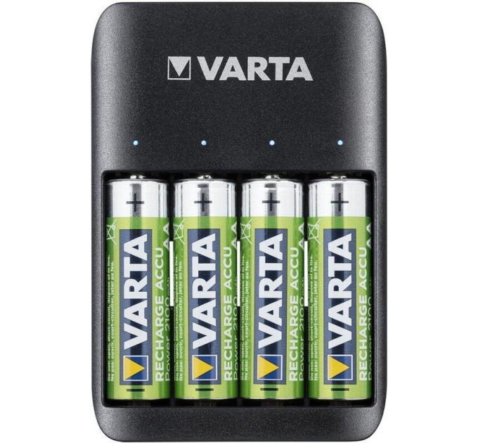 Varta Зарядний пристрiй Varta Value USB Quattro Charger+4xAA 2100mAh (57652)