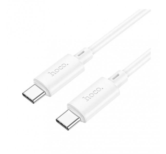 HOCO Кабель Hoco X88 Gratified 60W USB Type-C - USB Type-C, 1 м, White (6931474783370)