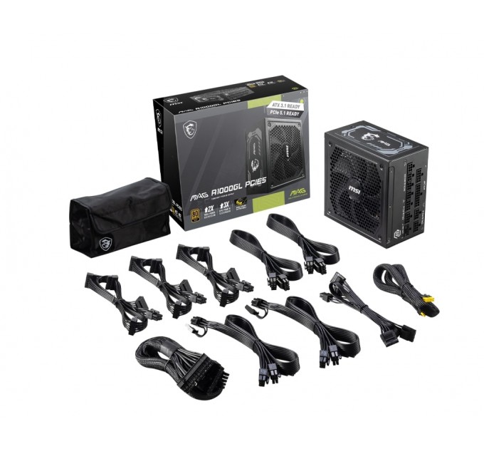 MSI Блок живлення MSI MAG A1000GL PCIE5 1000W