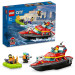 LEGO Конструктор LEGO City Човен пожежної бригади 144 деталі (60373)