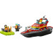 LEGO Конструктор LEGO City Човен пожежної бригади 144 деталі (60373)