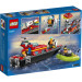 LEGO Конструктор LEGO City Човен пожежної бригади 144 деталі (60373)