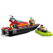 LEGO Конструктор LEGO City Човен пожежної бригади 144 деталі (60373)