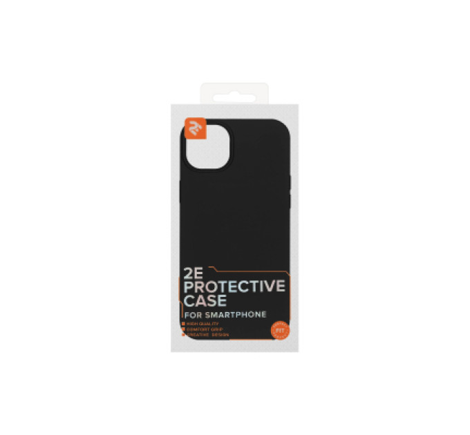 2E Чохол до мобільного телефона 2E Apple iPhone 14 Max, Liquid Silicone, Black (2E-IPH-14M-OCLS-BK)
