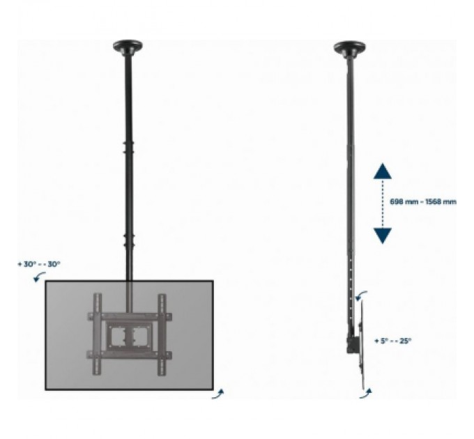 Gembird Кронштейн Gembird CM-70ST-01