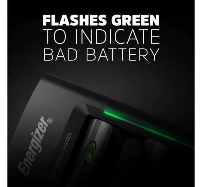 Energizer Зарядний пристрій Energizer Accu Rechargeable Universal Charger AAA-D/Крона Ni-Mh