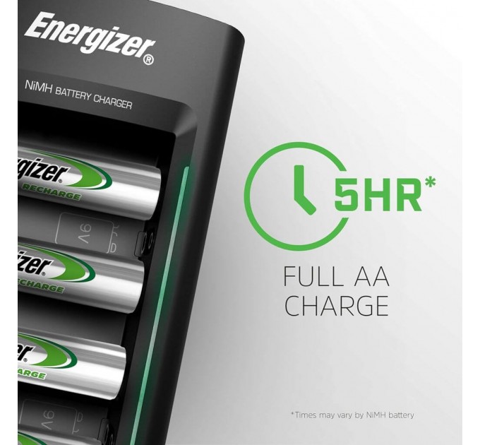 Energizer Зарядний пристрій Energizer Accu Rechargeable Universal Charger AAA-D/Крона Ni-Mh