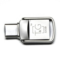 Флеш-накопичувач USB3.0 32GB Type-C T&G 104 Metal Series Silver (TG104TC-32G3)