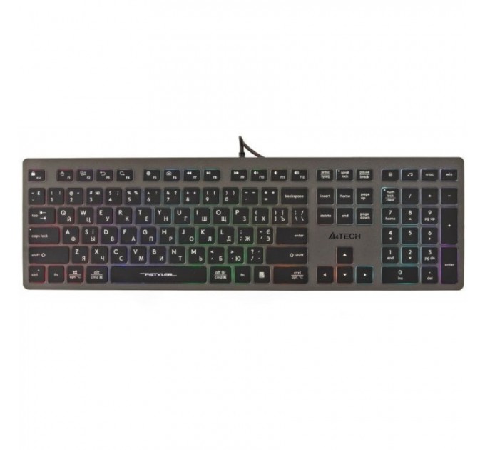 A4Tech Клавіатура A4Tech Fstyler FX60H Grey Neon Backlit