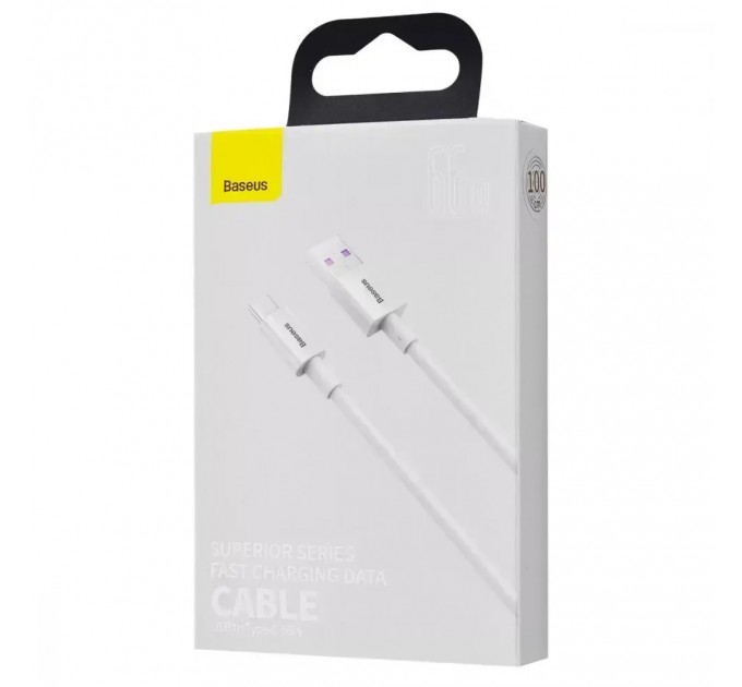 Baseus Кабель Baseus Superior Fast Charging USB - USB-C, 66W, 1м Black (6953156205499)