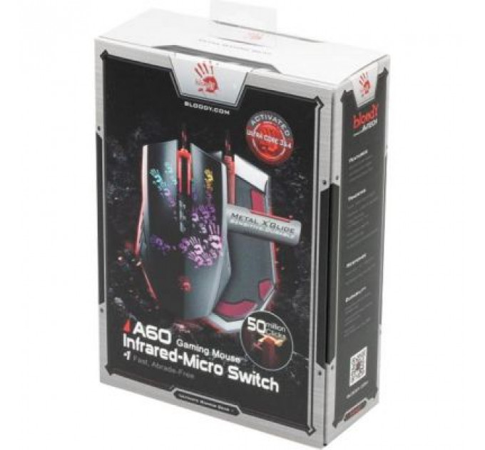 Мишка A4Tech Bloody A60A Black