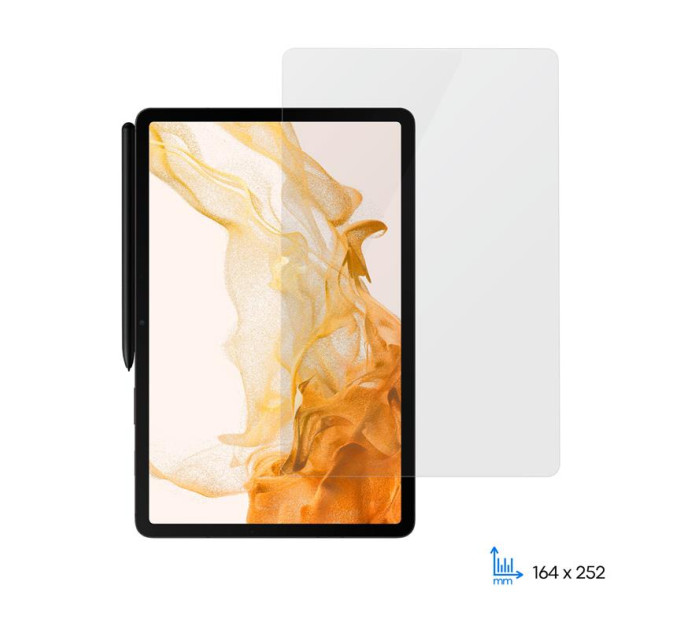 2E Скло захисне 2E Samsung Galaxy Tab S8(X700/X706) , 2.5D, Clear (2E-G-TABS8-LT2.5D-CL)