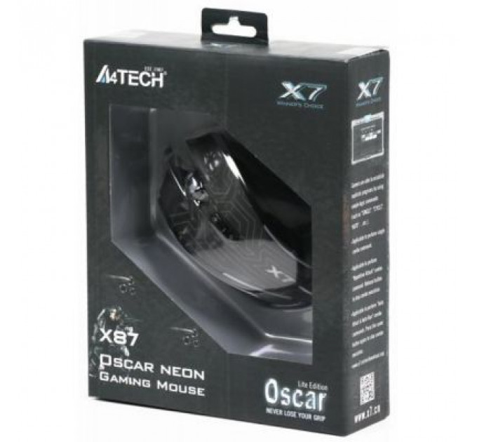 Мишка A4Tech X87 Maze Black