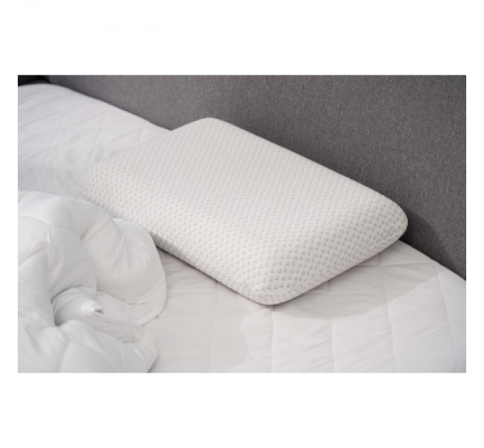 Ardesto Подушка Ardesto ортопедична Sleepwell, класична прямокутна, піна меморі, 60х40х12см білий (ART6040CLP)