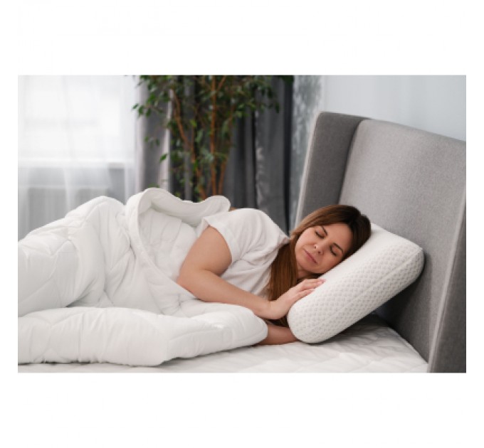 Ardesto Подушка Ardesto ортопедична Sleepwell, класична прямокутна, піна меморі, 60х40х12см білий (ART6040CLP)