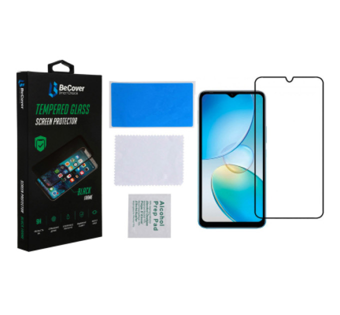 BeCover Скло захисне BeCover Infinix Hot 20і (X665E) Black (708544)
