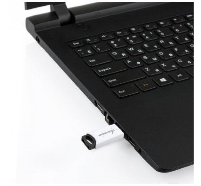 USB флеш накопичувач eXceleram 64GB H2 Series White/Black USB 2.0 (EXU2H2W64)