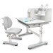 Evo-kids Парта зі стільцем Evo-kids Panda XL grey (BD-29 G)