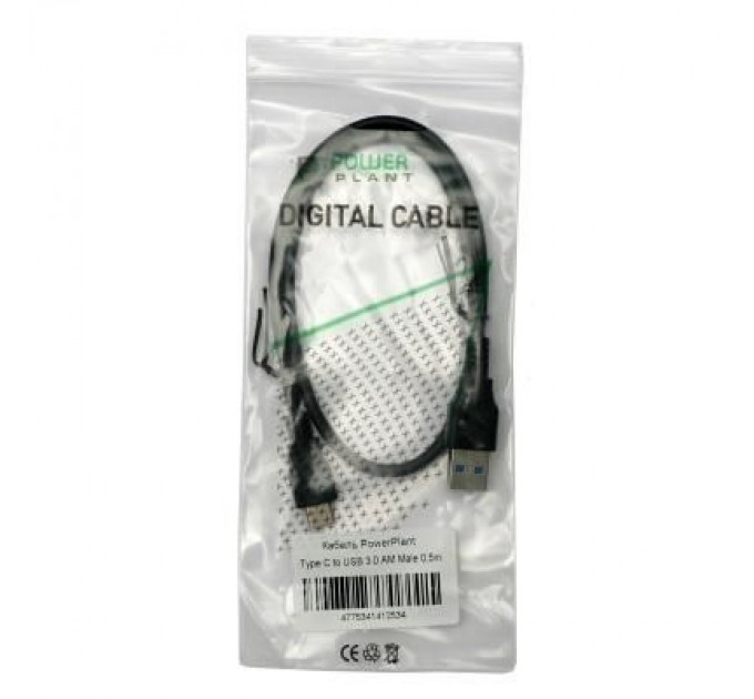 PowerPlant Дата кабель USB 3.0 AM to Type-C 0.5m PowerPlant (KD00AS1253)