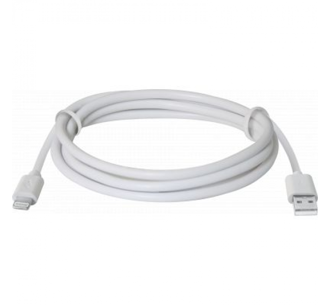 Defender Дата кабель USB 2.0 AM to Lightning 1.0m ACH01-03BH white Defender (87479)