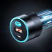 Choetech Зарядний пристрій Choetech car 2хUSB-C+USB-A 130W QC3.0/PD/PPS black (TC0011-BK)