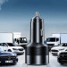 Choetech Зарядний пристрій Choetech car 2хUSB-C+USB-A 130W QC3.0/PD/PPS black (TC0011-BK)