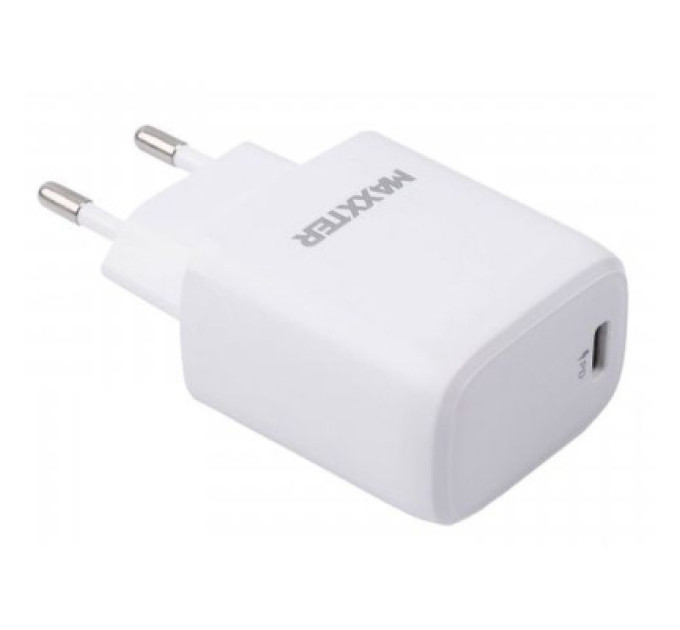 Maxxter Зарядний пристрій Maxxter USB + cable USB-C to Lighting (PD 20W) (WC-PD-CtL-01)