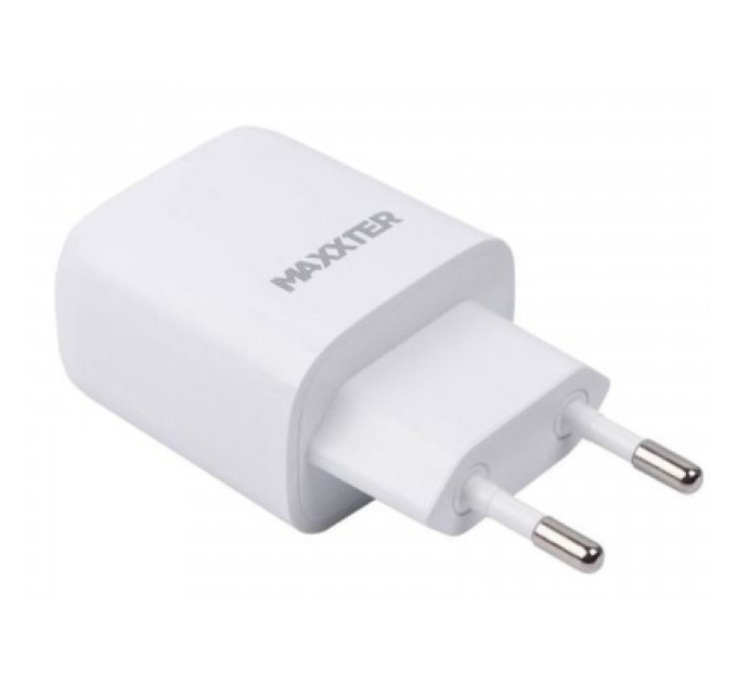 Maxxter Зарядний пристрій Maxxter USB + cable USB-C to Lighting (PD 20W) (WC-PD-CtL-01)