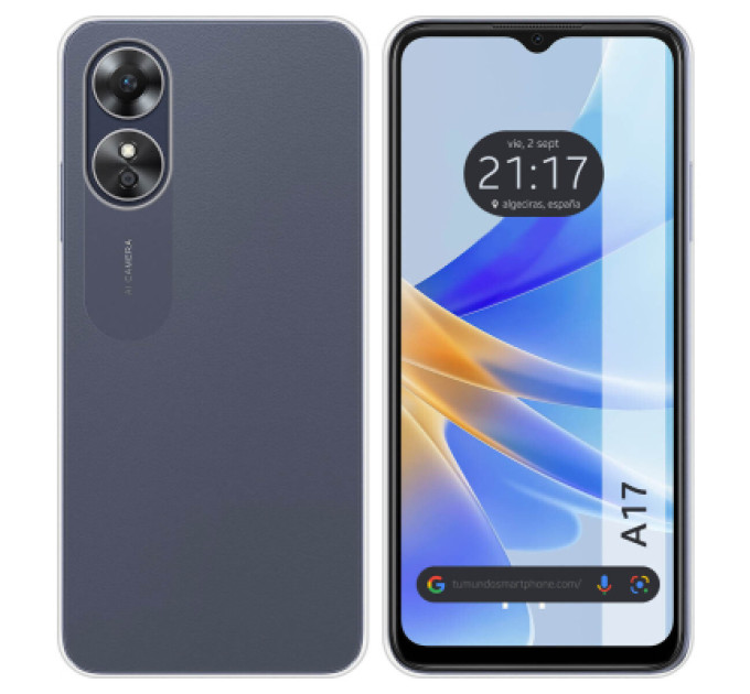 BeCover Чохол до мобільного телефона BeCover Oppo A17 Transparancy (708650)