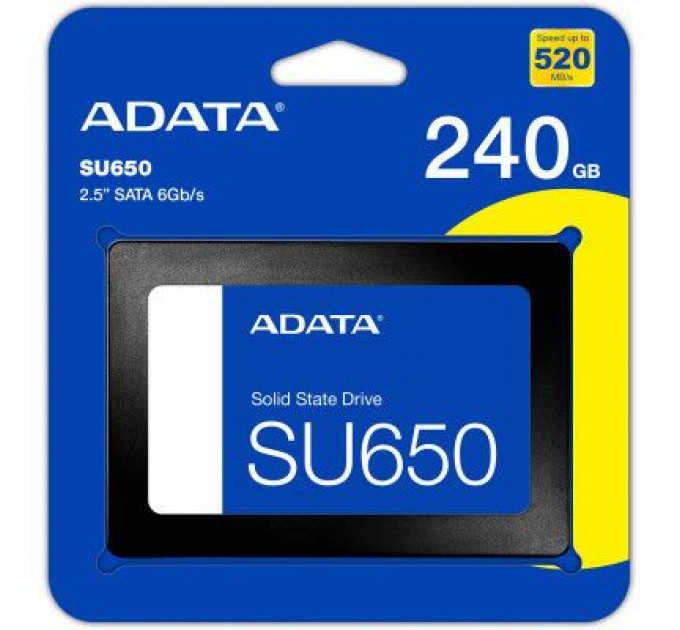 Накопичувач SSD 2.5" 240GB ADATA (ASU650SS-240GT-R)