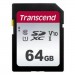 Transcend Карта пам'яті Transcend 64GB SDXC class 10 UHS-I U3 V10 (TS64GSDC300S)
