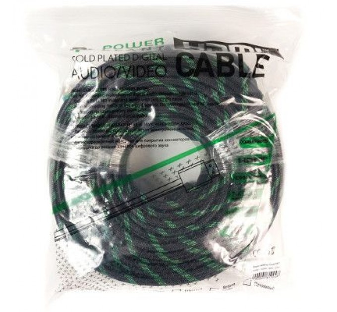 Кабель мультимедійний HDMI to HDMI 30.0m PowerPlant (KD00AS1297)