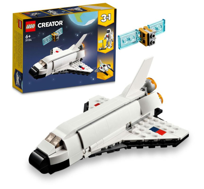 LEGO Конструктор LEGO Creator Космічний шатл 144 деталей (31134)