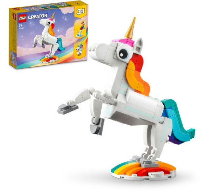 LEGO Конструктор LEGO Creator Магічний єдиноріг 145 деталей (31140)