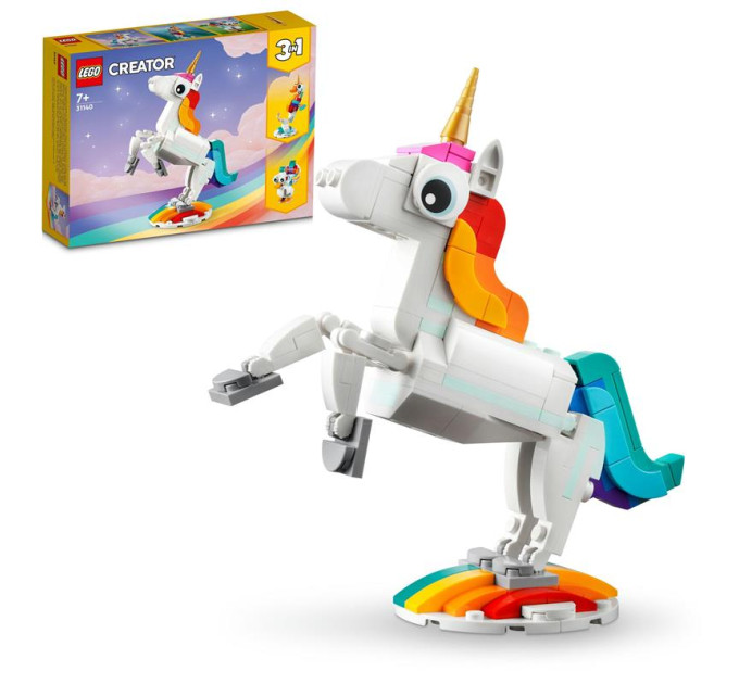 LEGO Конструктор LEGO Creator Магічний єдиноріг 145 деталей (31140)