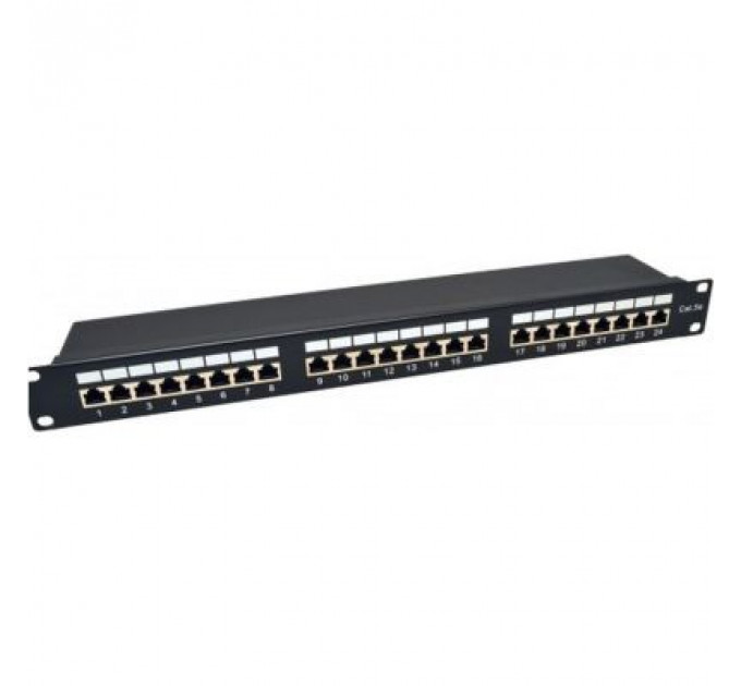 Патч-панель Eserver 19" 24xRJ-45 FTP 1U cat.5e (WT-2084-CAT.5E)