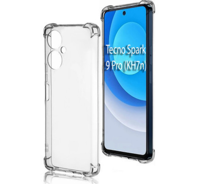 BeCover Чохол до мобільного телефона BeCover Anti-Shock Tecno Spark 9 Pro (KH7n) Clear (708907)