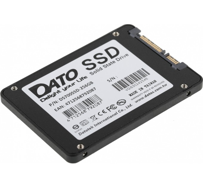 Накопичувач SSD  256GB Dato DS700 2.5" SATAIII TLC (DS700SSD-256GB)
