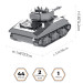 Metal Time Конструктор Metal Time колекційна модель M4 Sherman (MT070)