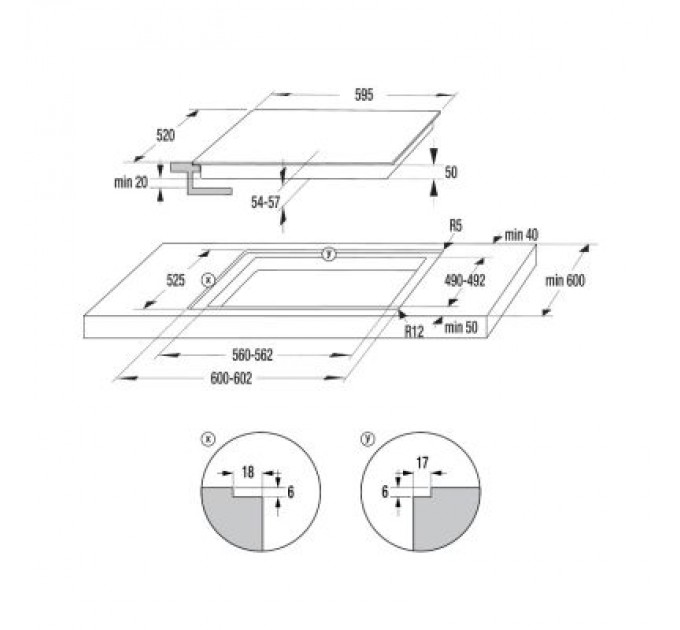 Gorenje Варочна поверхня Gorenje ECT643BSC