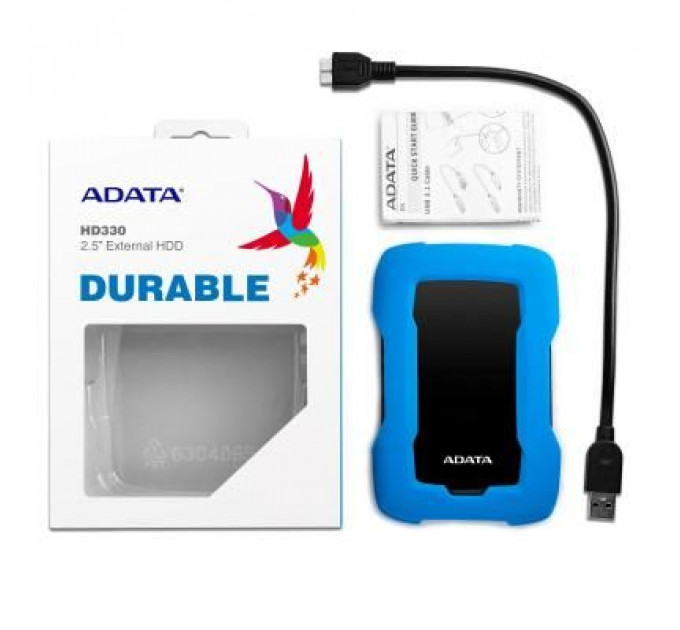 Зовнішній жорсткий диск 2.5" 1TB ADATA (AHD330-1TU31-CBL)