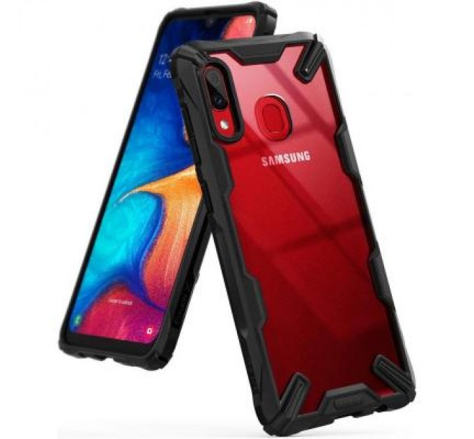 Ringke Чохол до мобільного телефона Ringke Fusion X Samsung Galaxy A20 Black (RCS4521)
