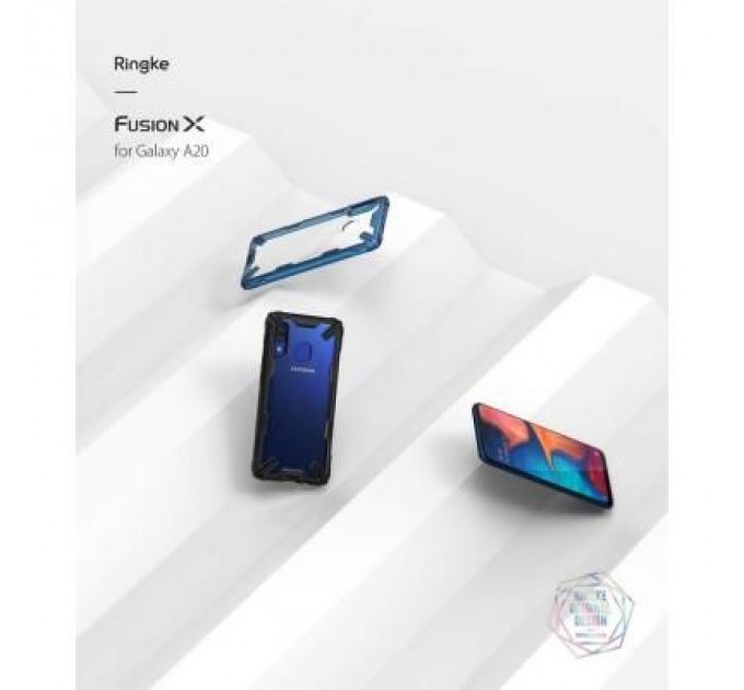 Ringke Чохол до мобільного телефона Ringke Fusion X Samsung Galaxy A20 Black (RCS4521)