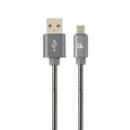 Cablexpert Дата кабель USB 2.0 Micro 5P to AM Cablexpert (CC-USB2S-AMmBM-1M-BG)