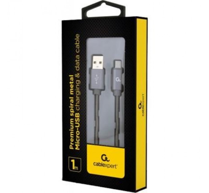 Cablexpert Дата кабель USB 2.0 Micro 5P to AM Cablexpert (CC-USB2S-AMmBM-1M-BG)